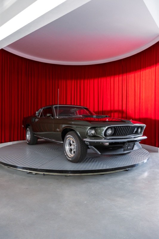 1969 Ford Mustang Fastback ant 360° platformos